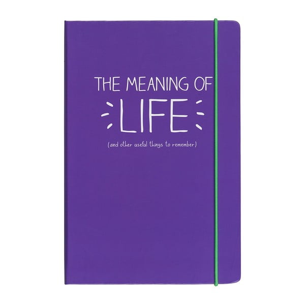 Zápisník A5 Happy Jackson  Meaning Of Life