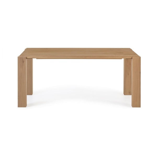 Jedálenský stôl v dekore duba 90x160 cm Deyanira – Kave Home-image-3