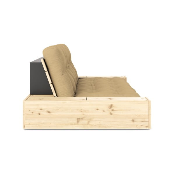 Rozkladacia pohovka v horčicovej farbe 244 cm Base – Karup Design-image-3