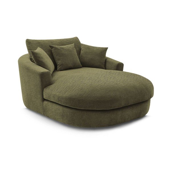 Zelené ženilkové kreslo Belem – Bobochic Paris