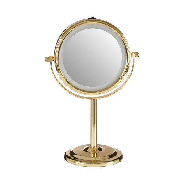 Kozmetické zrkadlo s osvetlením/zväčšovacie (zväčšenie 2x) ø 15 cm Cassini – Premier Housewares-image-4
