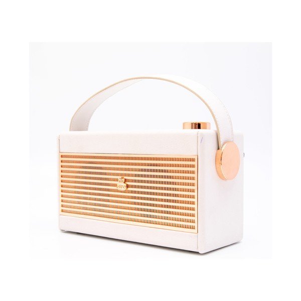 Krémovo-biele rádio GPO Darcy Black Wo294-image-2