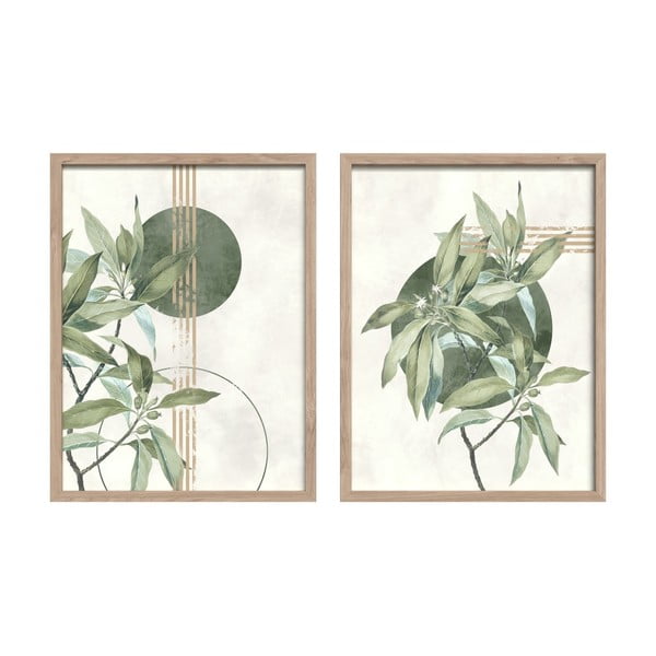 Obrazy v súprave 2 ks 30x40 cm Green – Styler