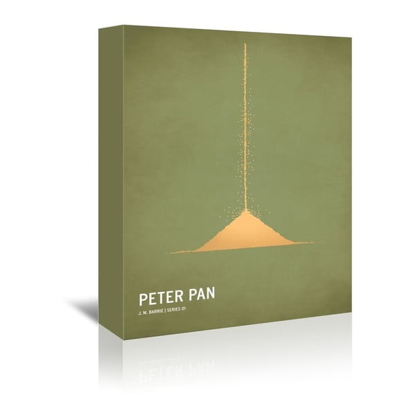 Obraz na plátne Peter Pan With Text od Christiana Jacksona