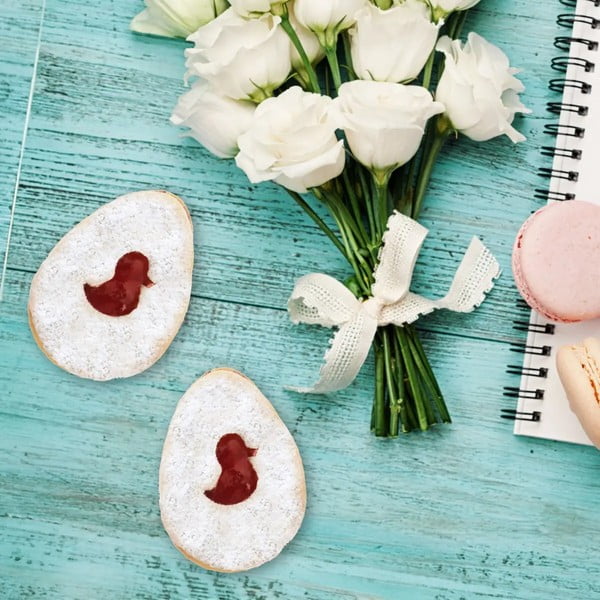 Sada 2 antikoro veľkonočných vykrajovadiel Orion Egg-image-2