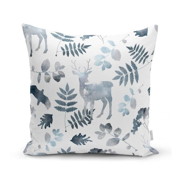 Súprava 4 vianočných obliečok na vankúš a behúň na stôl Minimalist Cushion Covers Christmas Forest-image-4