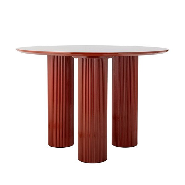 Lesklý okrúhly jedálenský stôl ø 110 cm Della – Bloomingville-image-4