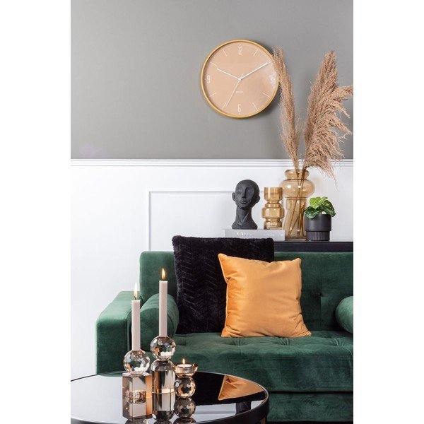 Béžovožltý sklenený svietnik Crystal Art - PT LIVING-image-1