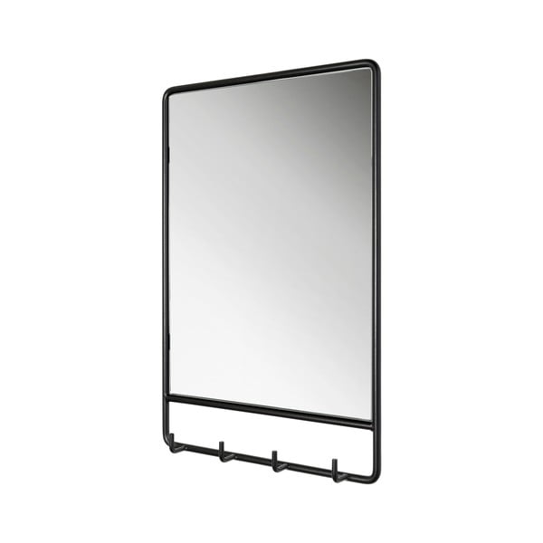 Nástenné zrkadlo s vešiakom 40x60 cm Clint – Spinder Design