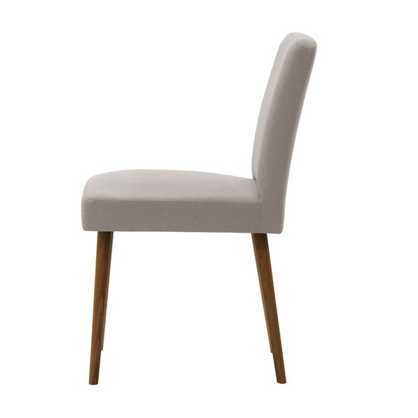 Sivo-hnedá stolička s tmavohnedými nohami Ted Lapidus Maison Fragrance-image-2