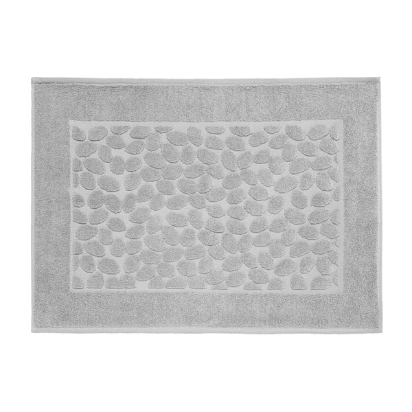 Sivá bavlnená kúpeľňová predlozka Maison Carezza Ciampino, 50 × 70 cm