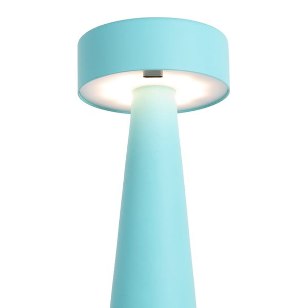Tyrkysovomodrá LED stolová lampa (výška  16,5 cm) Mini LED Ring – Leitmotiv-image-2