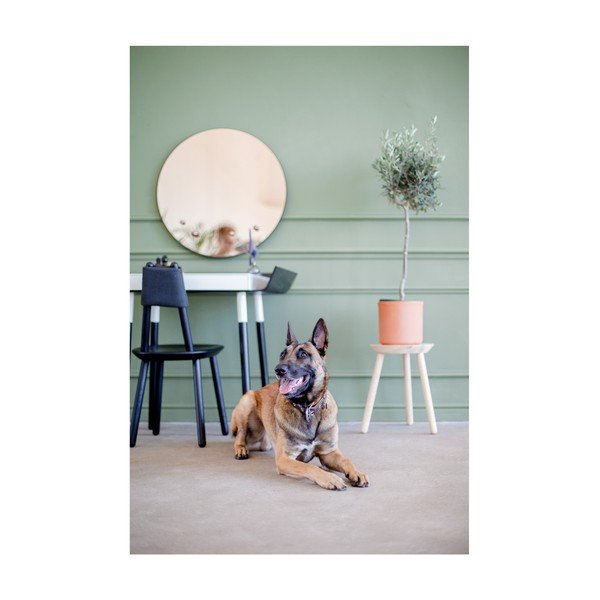 Zrkadlo v bronzovej farbe EMKO Dew, ø 70 cm-image-4