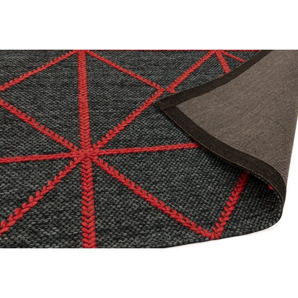 Čierno-červený koberec Asiatic Carpets Prism, 160 x 230 cm-image-1