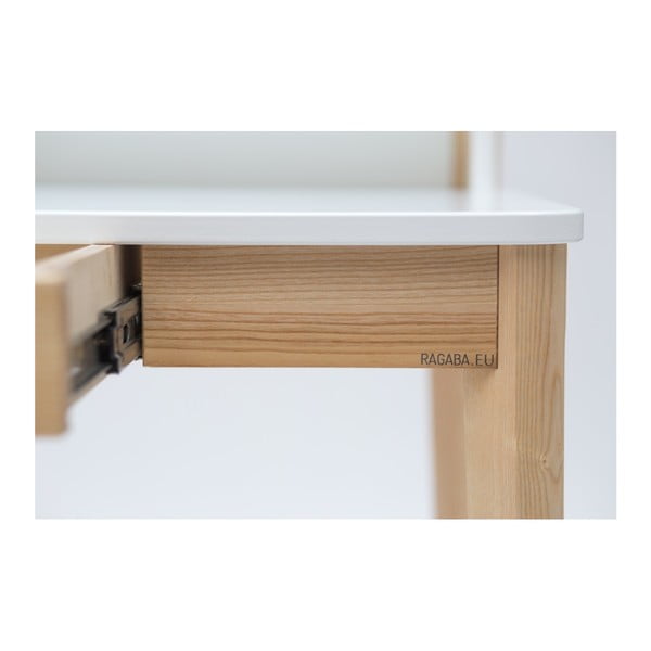 Biely pracovný stôl Ragaba ASHME-image-4