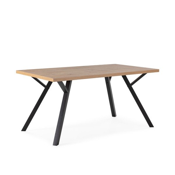 Jedálenský stôl s doskou z dubového dreva v prírodnej farbe 90x160 cm Marion – Marckeric-image-2