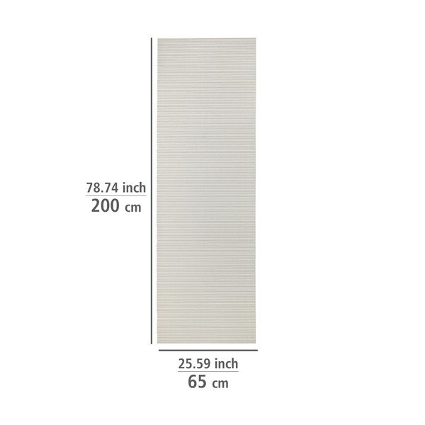 Béžová kúpeľňová predložka Wenko Soft Foam, 65 x 200 cm-image-4