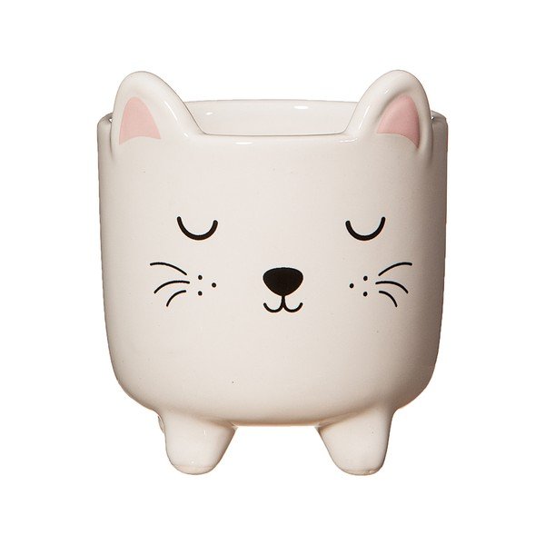 Kamenný kvetináč ø 7,5 cm Cat – Sass & Belle