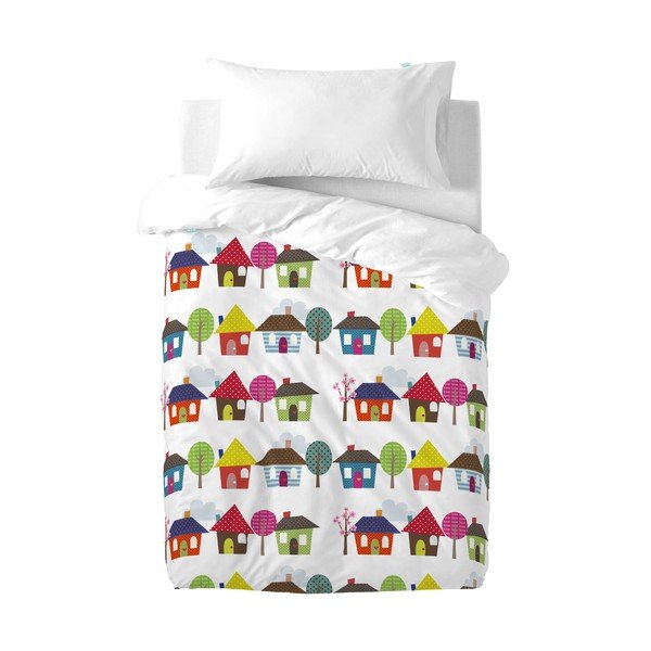 Obliečka na paplón a vankúš Mr. Fox Happy Homes, 100 x 120 cm