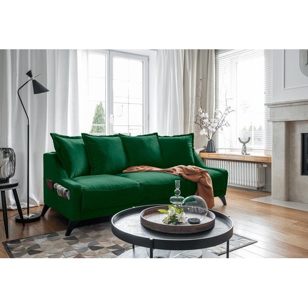 Zelená zamatová pohovka Miuform Royal Rose-image-4