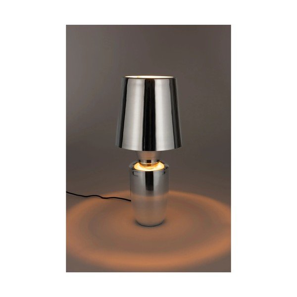 Kovová stolová lampa v striebornej farbe s kovovým tienidlom (výška  42 cm) Classy – Zuiver-image-2