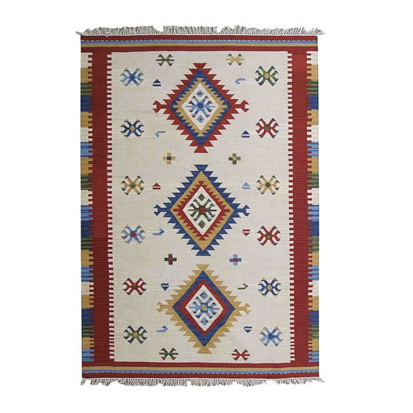 Ručne tkaný koberec Bakero Kilim Mili, 125 x 75 cm