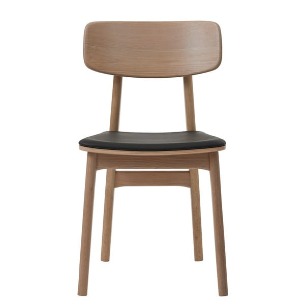 Jedálenská stolička z dreva bieleho duba Unique Furniture Livo