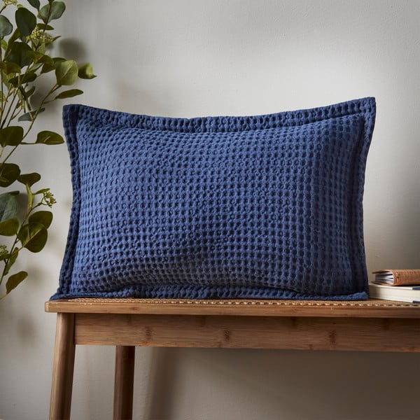 Bavlnený dekoračný vankúš 30x50 cm Jaipur Chunky Waffle – Pineapple Elephant-image-1