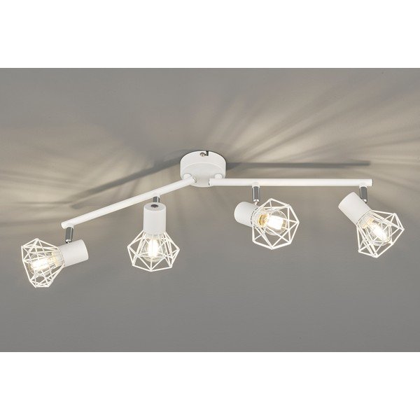 Biele bodové svietidlo 8x60 cm Ran – Fischer & Honsel-image-2