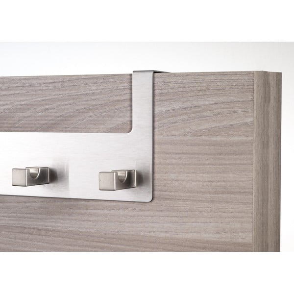 Kovový vešiak na dvere v striebornej farbe 32 cm Yale – Tomasucci-image-4