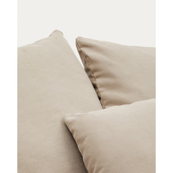 Béžové ľanové kreslo Nora – Kave Home-image-1