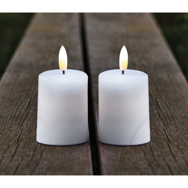 Exteriérové LED sviečky v súprave 2 ks (výška 6,5 cm) Sille – Sirius-image-1