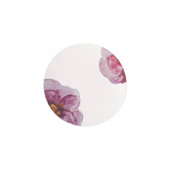 Bielo-ružový porcelánový tanier ø 31.8 cm Rose Garden - Villeroy&Boch