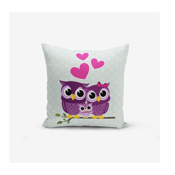 Detská obliečka na vankúš 43x43 cm Owls – Mila Home