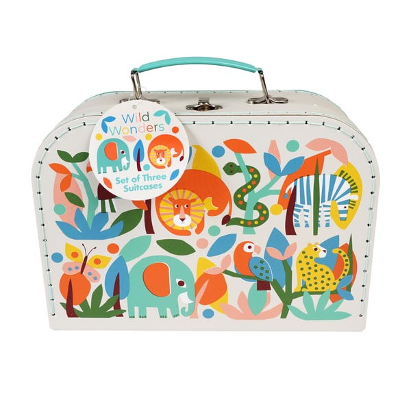 Detské kufríky v súprave 3 ks Wild Wonders – Rex London-image-2