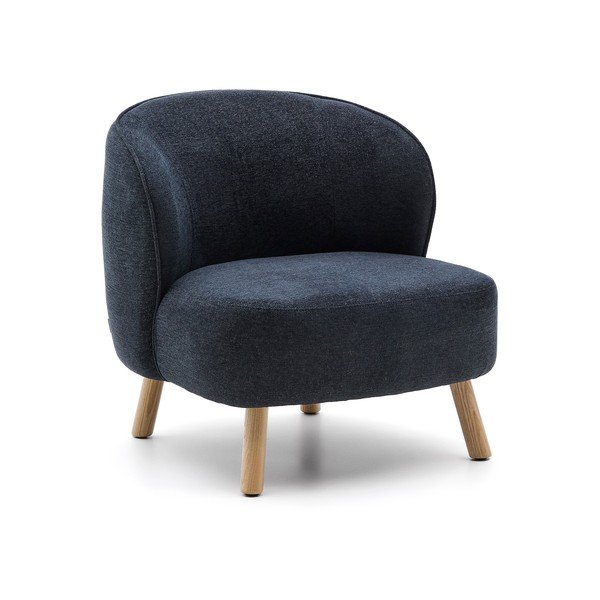 Ženilkové kreslo sivomodré Ulit – Kave Home