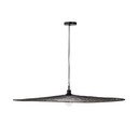 Čierne závesné svietidlo ø 100 cm Makai – Kave Home