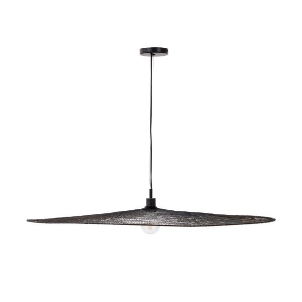 Čierne závesné svietidlo ø 100 cm Makai – Kave Home