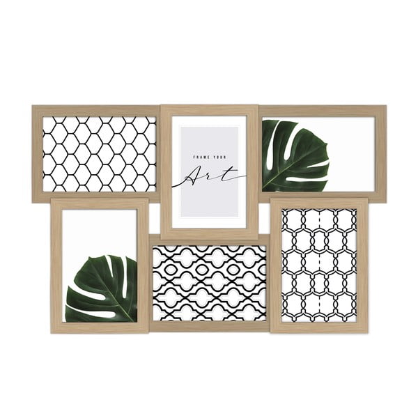 Rámček na stenu v prírodnej farbe 44x27 cm Beech – knor