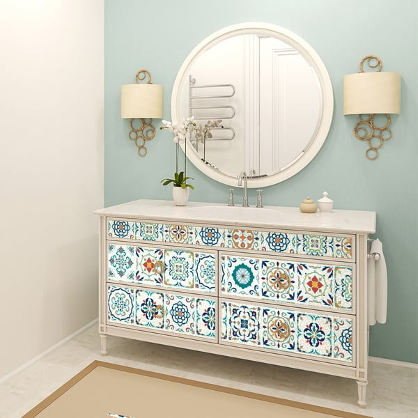 Sada 60 samolepiek na nábytok Ambiance Neo, 10 × 10 cm-image-1