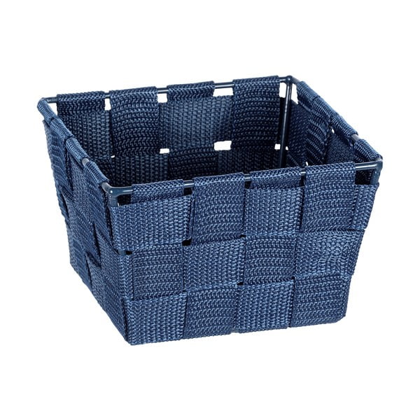 Modrý úložný košík Wenko Adria, 14 × 9 cm