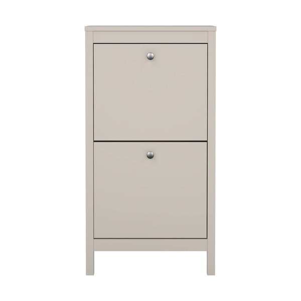 Sivobéžová výklopná skrinka na topánky Madrid – Tvilum-image-2