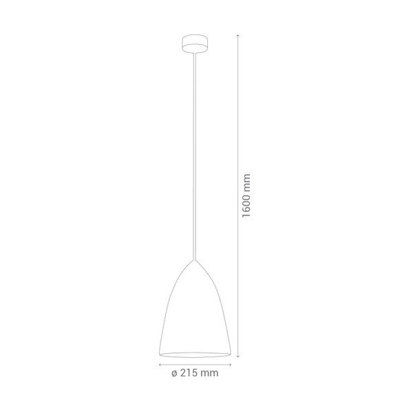Žlté závesné svietidlo SULION Glassy-image-1