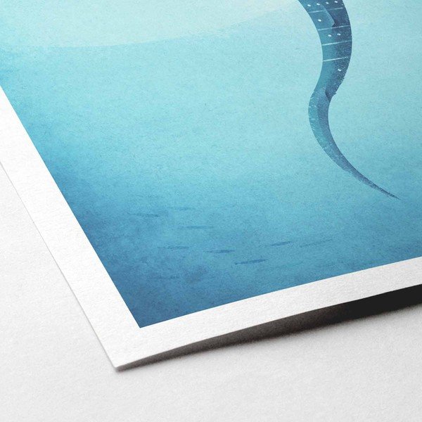 Plagát Travelposter Whale Shark, A3-image-2