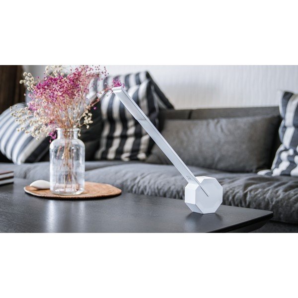 Biela LED stolová lampa (výška  38 cm) Octagon One – Gingko-image-1
