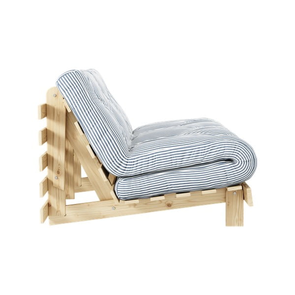 Biela/svetlo modrá rozkladacia pohovka 140 cm Roots - Karup Design-image-3