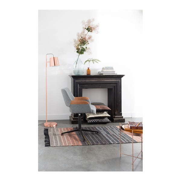 Stojacia lampa v medenej farbe Zuiver Buckle Head-image-4