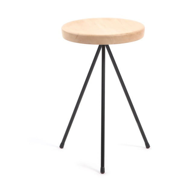 Barová stolička Mobles 114 Nuta Beech, výška 45 cm