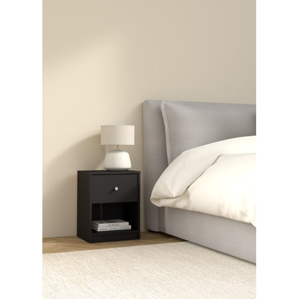 Čierny nočný stolík May – Tvilum-image-1