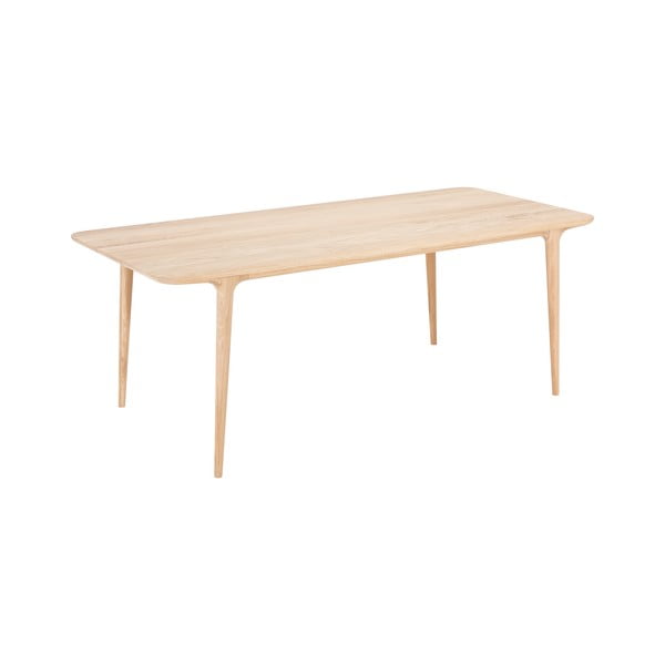 Jedálenský stôl z dubového dreva 90x200 cm Fawn – Gazzda